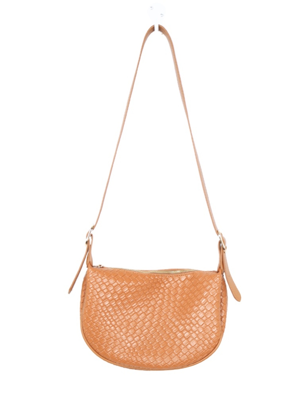 Bostanten Tan Leather Crossbody Shoulder Bag Neutral Everyday Purse